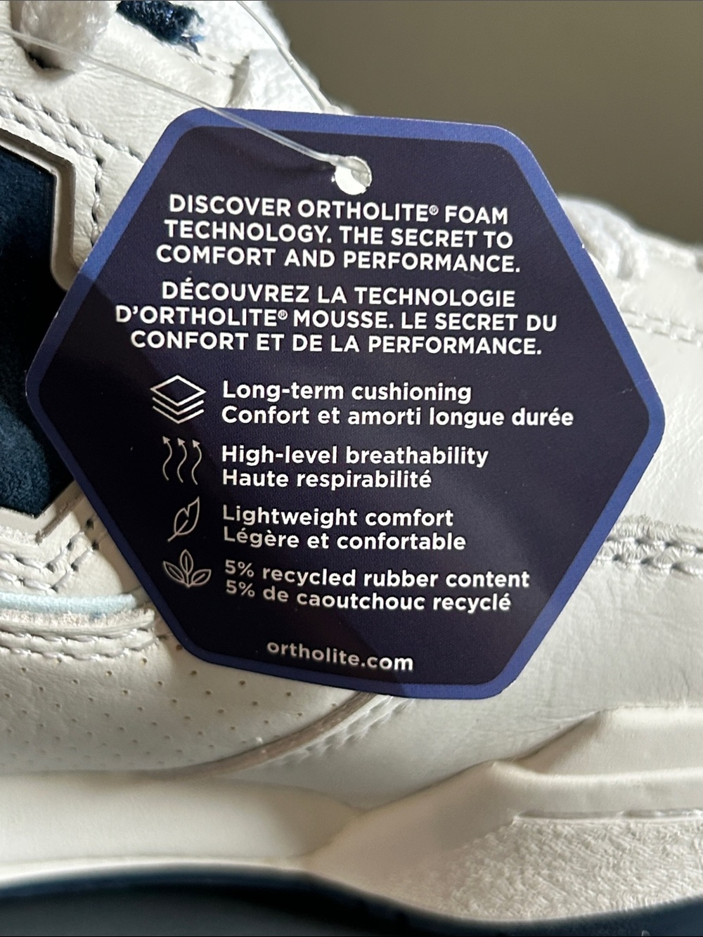 Men’s New Balance 550 Sneakers in White and Navy- NWT - Picture 11 of 11